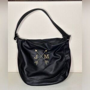 Thirty One Black Hobo Bag